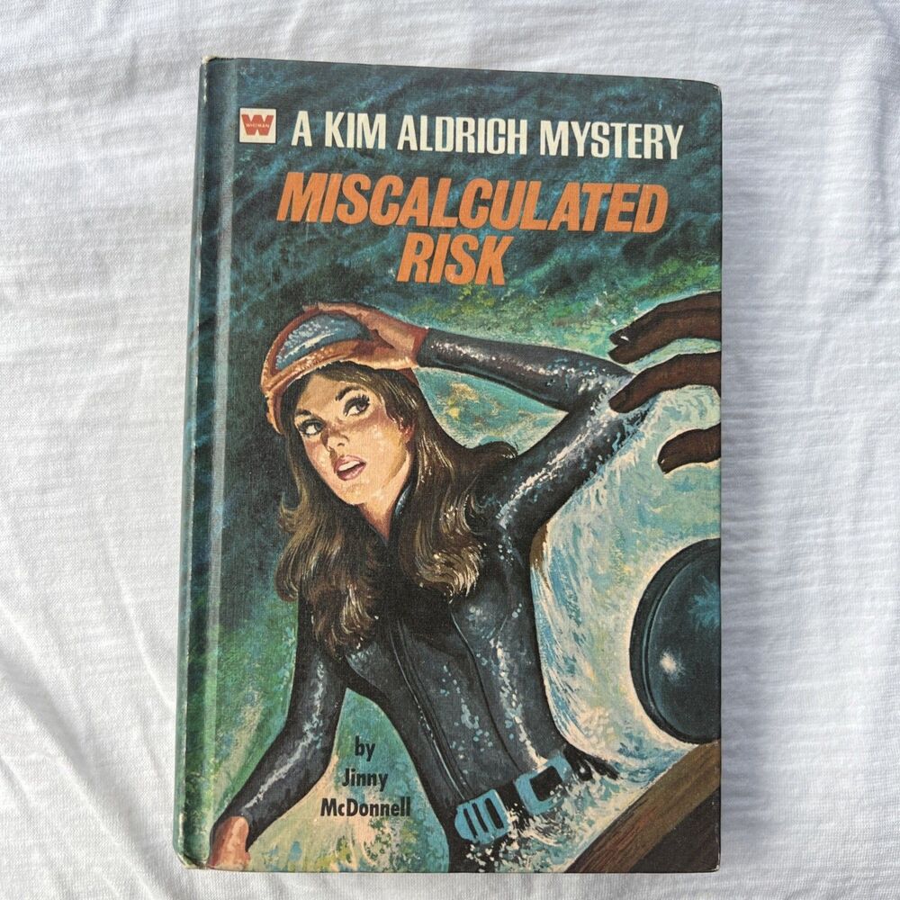 Kim Aldrich - Miscalculated Risk - Vintage Mystery Book - 1972